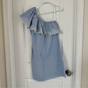 Striped one shoulder dress from asos NWT